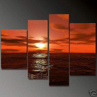 Dafen Oil Painting on canvas seascape painting -set670
